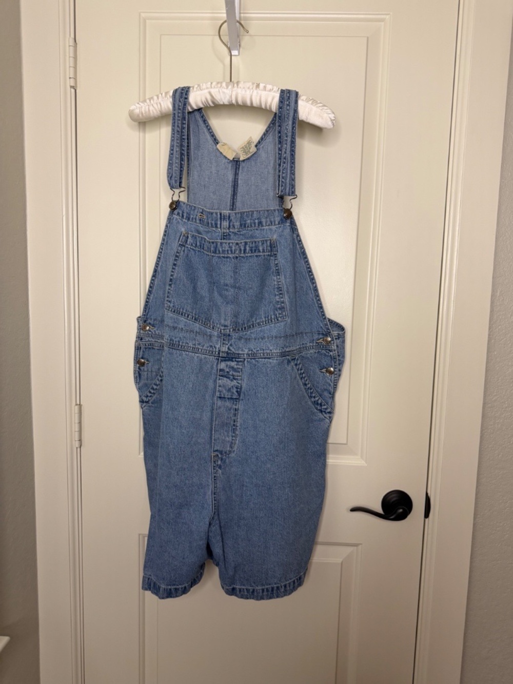 VINTAGE: St. John's Bay Denim Short-Overalls - Size 22